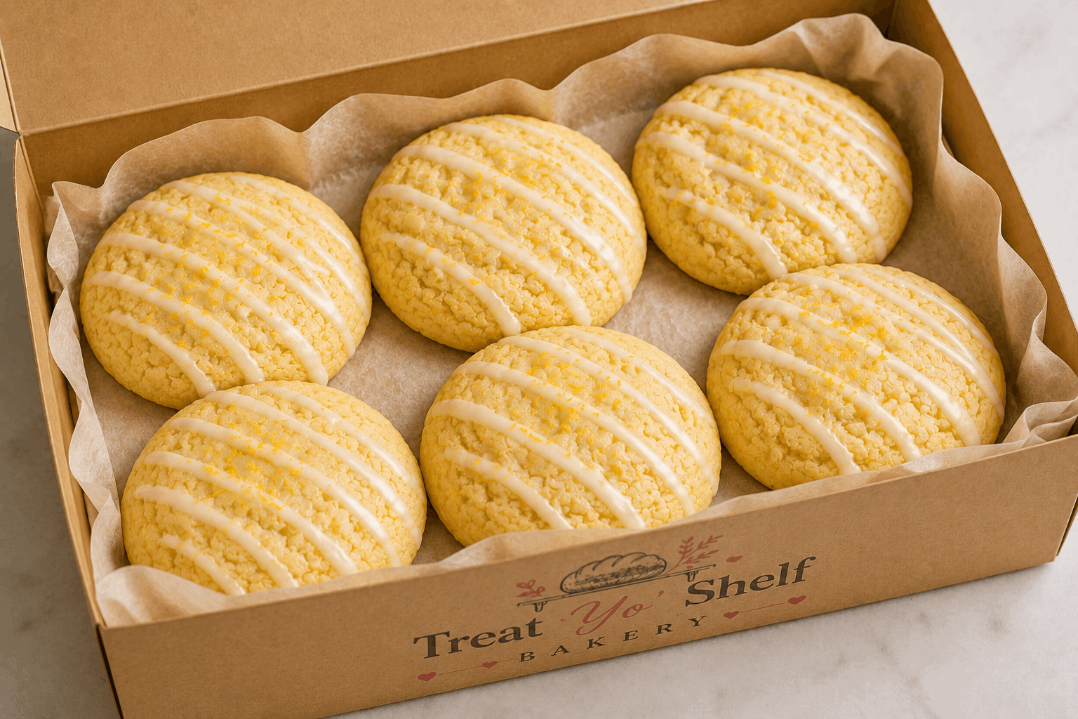 Lemon Sourdough Cookie - 6 Pack
