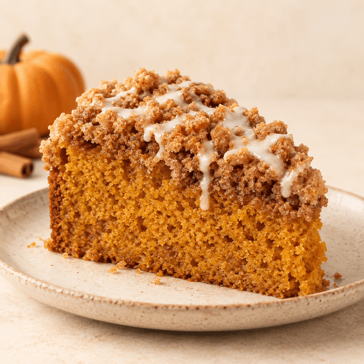 Pumpkin Crumb Cake (Single slice)
